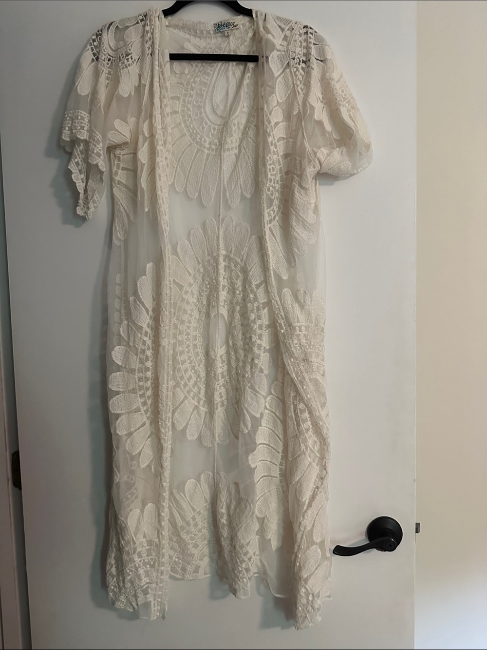 Rebellion Cream Lace Maxi Dress